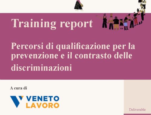 Training report: percorsi di qualificazione per la prevenzione e il contrasto delle discriminazioni